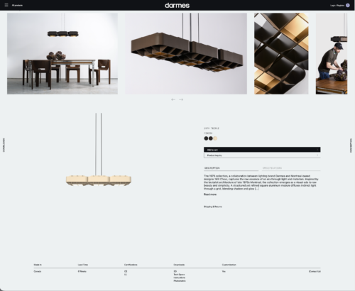 Darmes Studio de luminaires