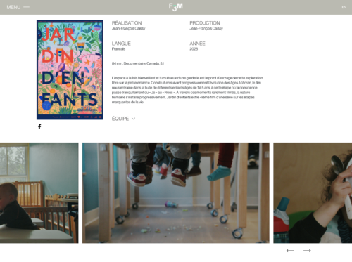 Les films du 3 mars - Distributeur international faisant rayonner le cinéma d'auteur québécois et canadien sur la scène mondiale