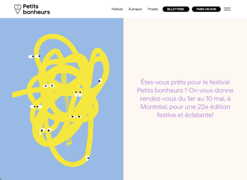 Festival Petits bonheurs, rendez-vous culturels pour les tout petits