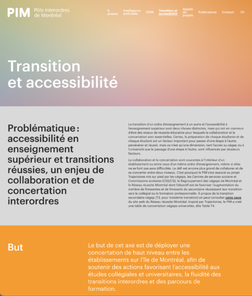 Pôle interordres de Montréal (PIM)