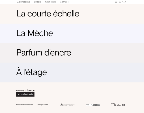 Site web La courte échelle